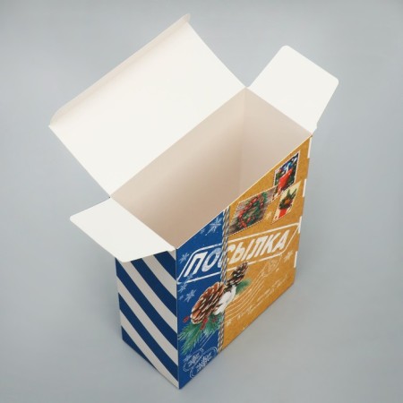 Folding box "Parcel", 16 x 23 x 7.5 cm, New Year-3