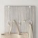 Broat for clothing hanging Estique, 390 × 100 × 300 mm, white / natural tree color