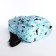 School backpack on lightning, 3 outer pockets, blue color