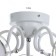 Emma chandelier 5he27 40w is white 51x51x25cm Bayerlux