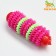 Chewing toy 15.5 x 5.5 cm, red/pink/green