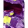 Overalls for girls, purple color, height 110 cm