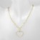 Assorted Pendant Cupid, Color Gold, 45cm
