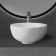 ABBER STEIN AS2617 sink, invoice, 400x400x200 mm, artificial stone, white