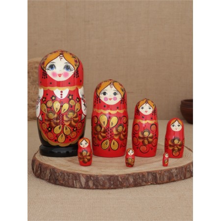 Matryoshka "Zlatolyatnik" 7 puppet
