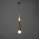 Bayerlux suspension lamp Bayerlux "Amadeus" LED 6W 4000k gold 5.3x5.3x43-243cm