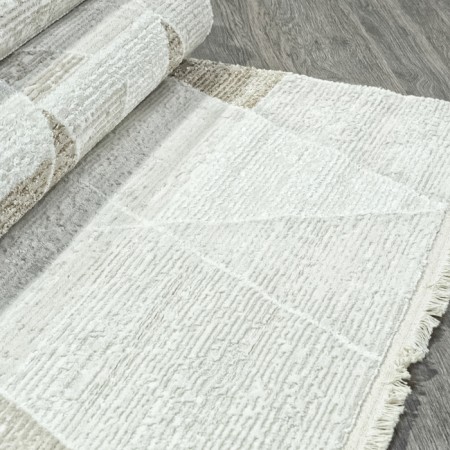 Rectangular carpet Durkar Rubi, size 80x150 cm, color L.Beige/Cream-2
