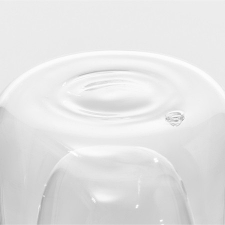 Glass glass with double walls "Duo", 70 ml, 6 × 6 × 9 cm-3