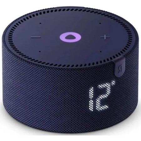 Smart column "New Yandex Mini Station", Voice Assistant Alice, 10W, with a clock, blue-3