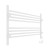 Towel electric heated Laris Olivia ChK8, 800x500 mm, 8 crossbars, left, white