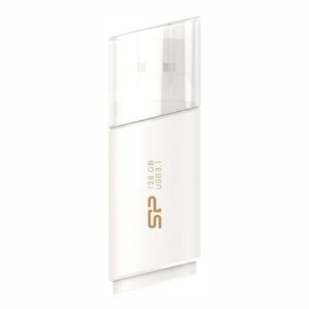 USB flash drive_128 GB Silicon Power Blaze B06 White USB 3.0 / SP128GBUF3B06V1W-1