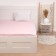 The sheet "Ethel" 150x214 cm, col. Pink, 100 % HL, calico