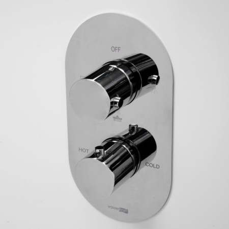 The shower system wasserkraft a174868 Thermo, built -in, thermostat, tropical shower, chrome 1012020-2
