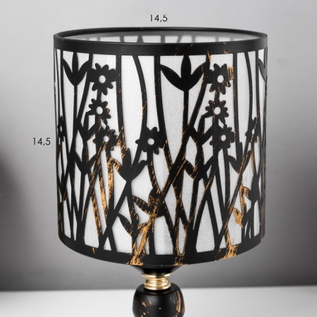 Board Lamp "Almi" E27 Black 14x14x27 cm Risalux-3