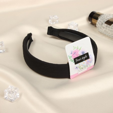 Hair cap "Jeannette" Classic, 3 cm, black-1
