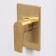 Shower mixer Wasserkraft Abens 5551, single -legged, watering can, without spout, gold