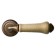 Door handle MH-41-Classic Omb/Ch "Umberto", color old matte bronze, champagne