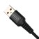 Gopower GP02L, Lightning - USB, 2.4 A, 1 m, data transfer, nylon, black