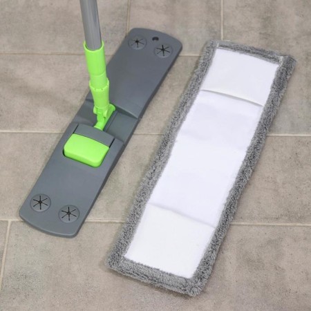 Swabbrais for washing the floor is a flat share, a microfiber nozzle 42 × 12 cm, telescopic handle 73-124 cm-3