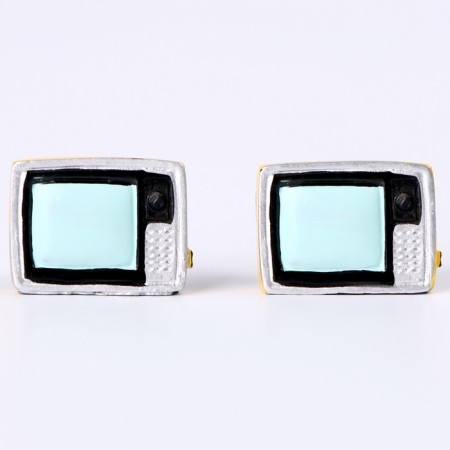 Miniature Puppet "TV", set 2 pcs., Size 1 pc. - 2.2 × 1.2 × 1.7 cm-1