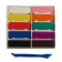 Plasticine 10 colors 200 g kids, with a stack