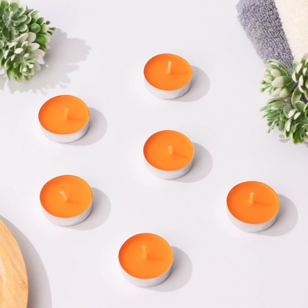 A set of tea candles aromatic "peach", 24 pcs-2