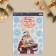 Interior stickers "Santa Claus", holography 21 x 29.7 cm, new year