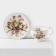 Service Service Spring, 12 objects: 6 mugs 220 ml, 6 saucers d = 15 cm, white color