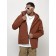 Male spring jacket, size 58, brown color