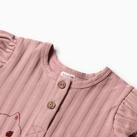 Longsliv children, dirty pink, height 62 cm-1