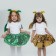 Carnival set "Winter Dragon", yellow color: wings, skirt and rim