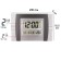 Electronic wall clock, desktop, with an alarm clock, 2 aaa, 29 x 18.5 x 2 cm