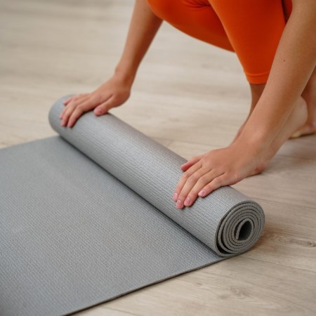Sangh yoga rug, 173 × 61 × 0.4 cm, gray color-5