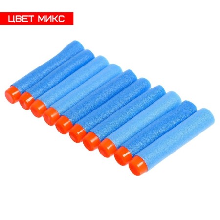 A set of soft bullets, 10 pcs., Mix colors-2