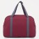 Road bag with lightning, external pocket, suitcase holder, burgundy color