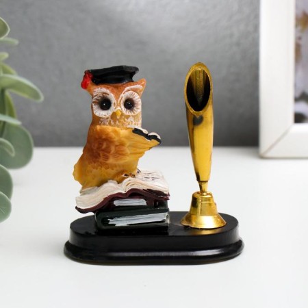 Polystone souvenir with a stand under the handle "Professor Filin on the books" MIX 7.5x6.5x4.2 cm-3