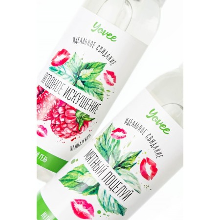 Edible yovee gel “mint kiss” with d-panthenol, with a taste of mint, 100 ml-5