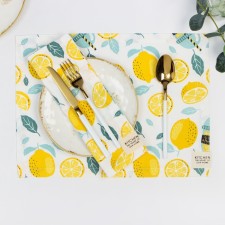 Set of napkins Ethel Lemonada 30x40 cm - 2 pcs, 80% HL, 20% PE, satin 110 g/m2