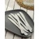 A stainless steel knife of the Sofia shade, length 20.8 cm, thickness 4 mm