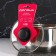 Glass cover for pans and pots "Dolyana", D = 18 cm, stainless rim, plastic handle