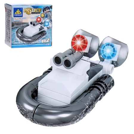 Block designer "Police transport", 10 types, mix-1