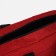 Sports bag with lightning, 3 outer pockets, long belt, burgundy color