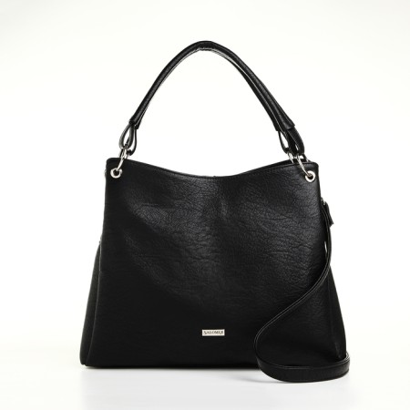 Women's bag with lightning, black color