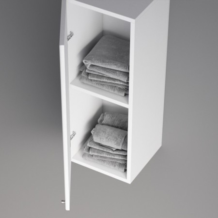 Cabinet of hinged spectrum 30, 30 x 30 x 80 cm, facade MDF-1