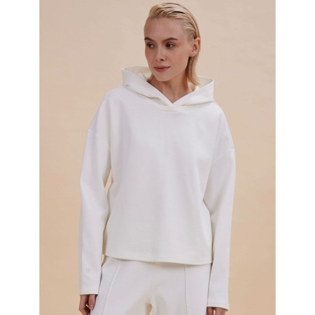 Feminine hoodies, size l, white color