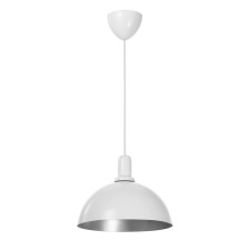 Bayerlux chandelier 1342513/1BK 1HE27 40W white/silver