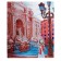 Diamond mosaic with partial filling on the subframe "Trevi Fountain", 50 x 60 cm