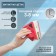 Magnetic brush for washing windows on both sides of the shade, triangular, with a stog, on glass 3-8 mm
