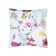 Decorative pillow for lightning flies, size 40x40 cm, white color