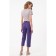 Female trousers, size 42, purple color